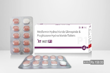 top pharma products of Atlina Lifesciences Karnal Haryana - 	xt met p1 tablets.jpeg	